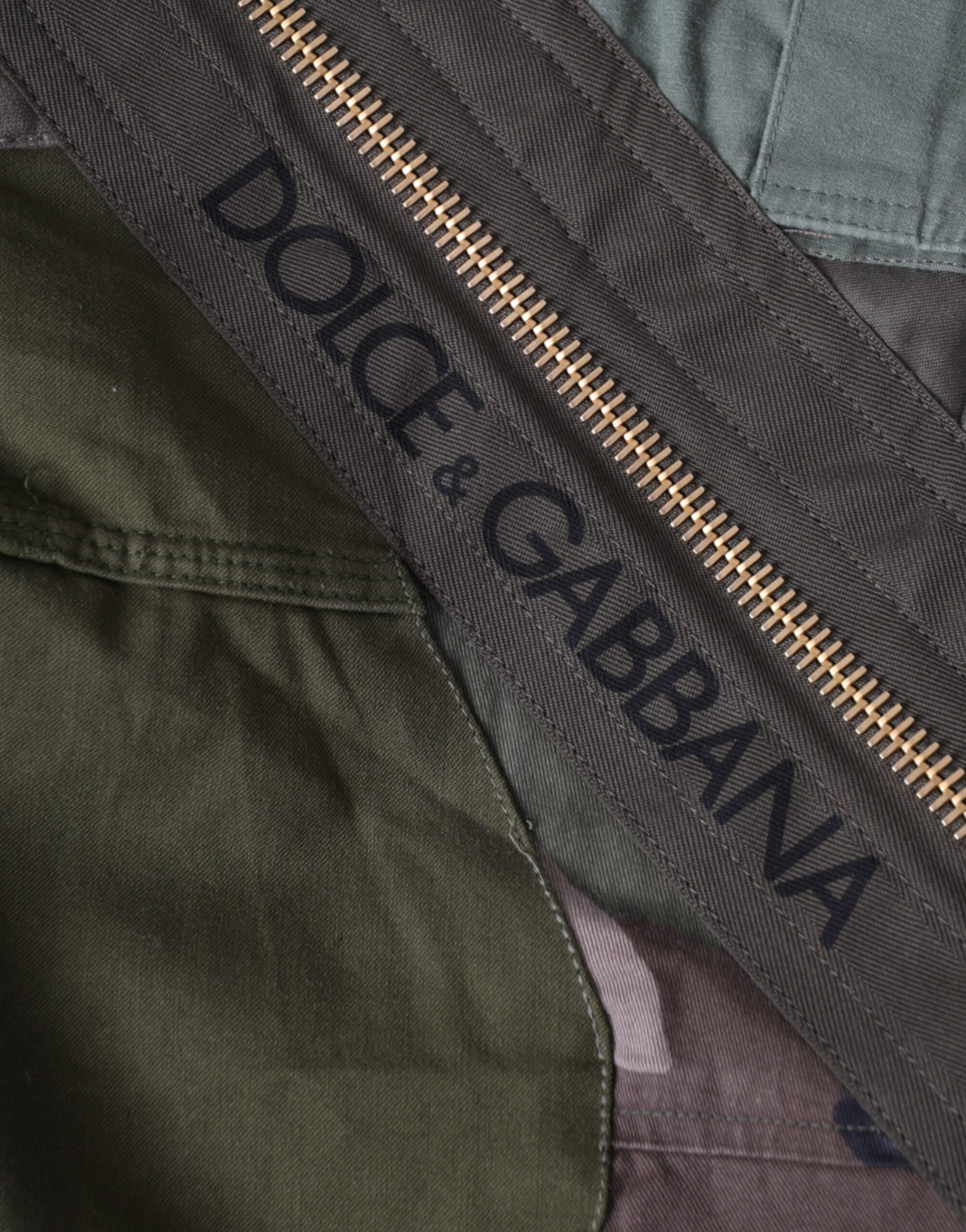 Τσάντα πλάτης με σακίδιο πλάτης Dolce & Gabbana Military Green Patchwork