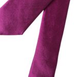 Ανδρική γραβάτα Dolce & Gabbana Purple Solid Satin Silk Ρυθμιζόμενη Ανδρική Γραβάτα