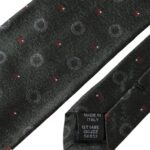 Dolce & Gabbana Dark Grey 100% Silk Fantasy Adjustable Ανδρική γραβάτα