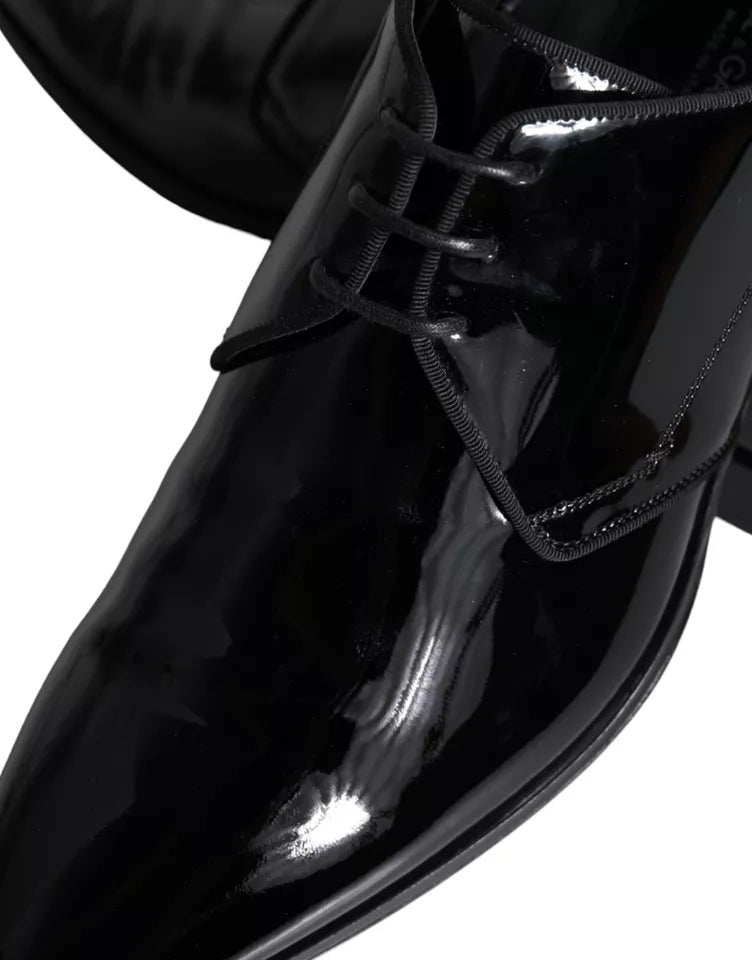 Ανδρικά παπούτσια ντυσίματος Dolce & Gabbana Μαύρο από δέρμα μοσχαριού Derby