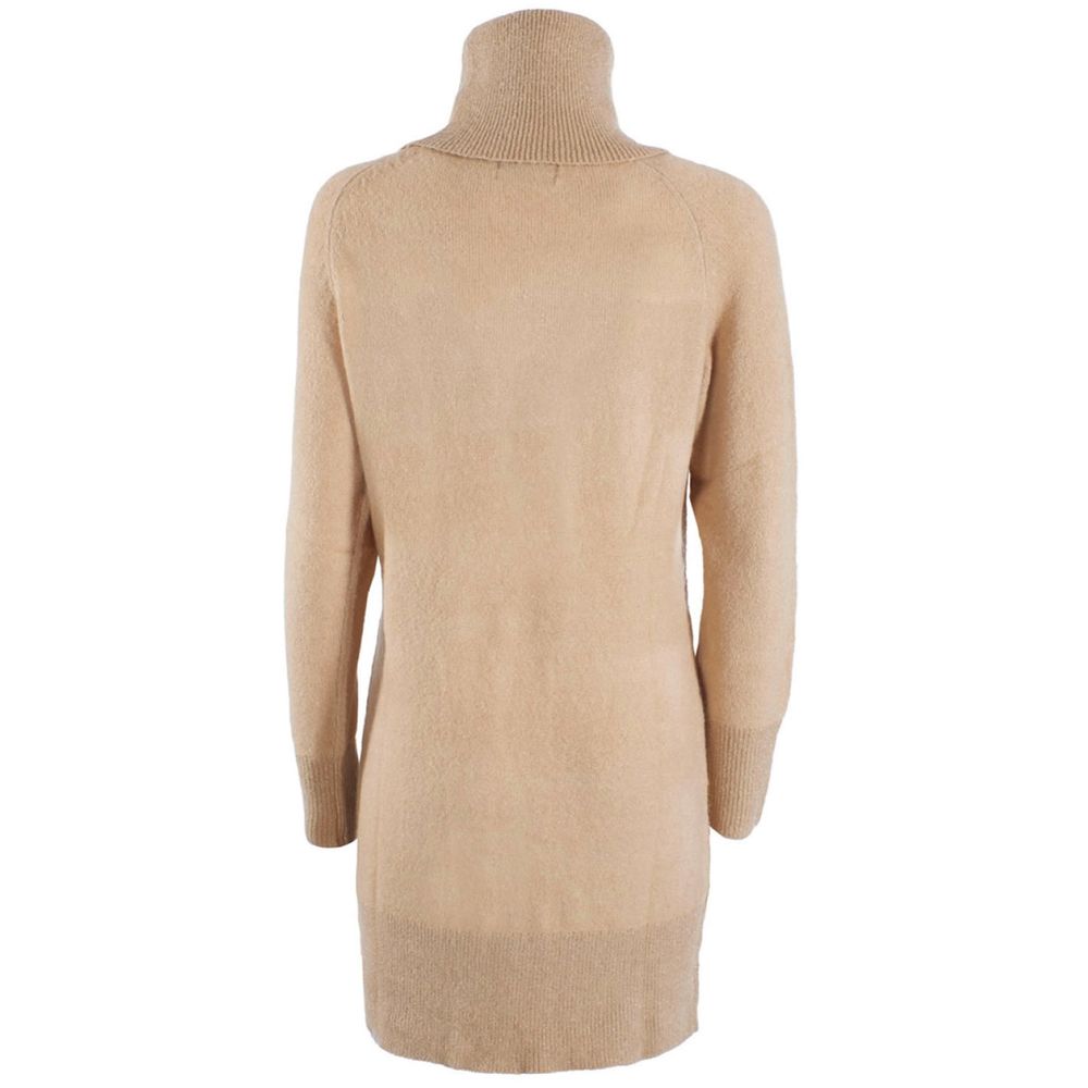 Ναι Zee Beige Viscose Φόρεμα