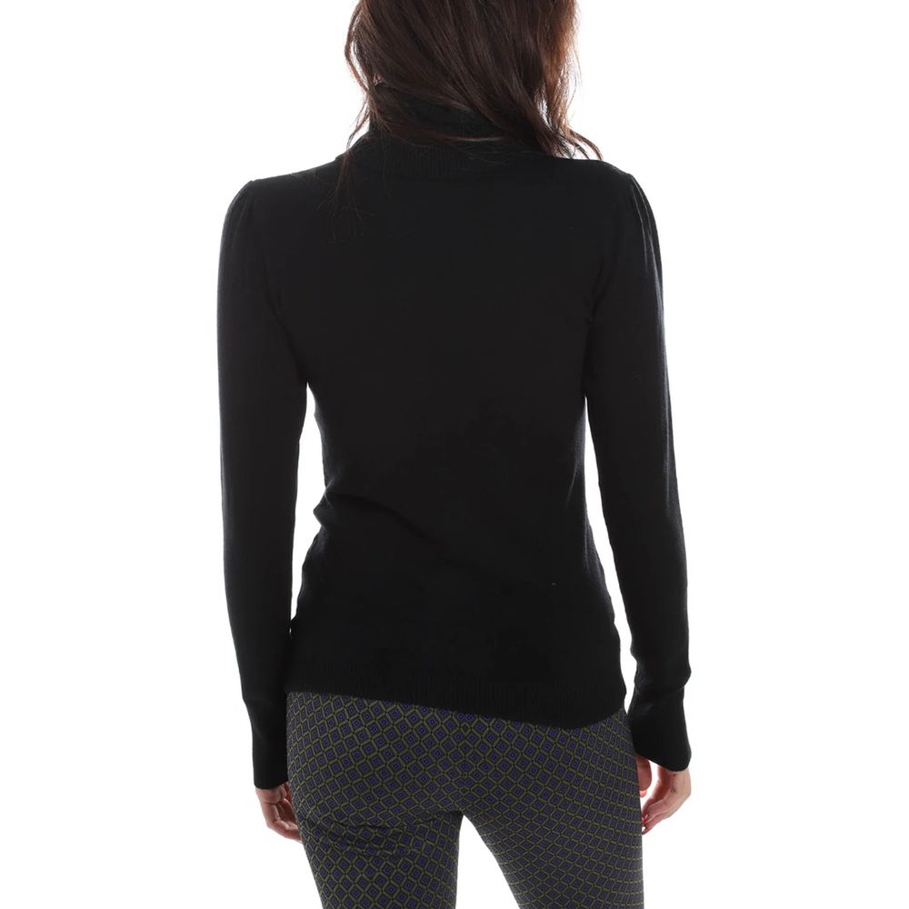 Yes Zee Black Viscose πουλόβερ