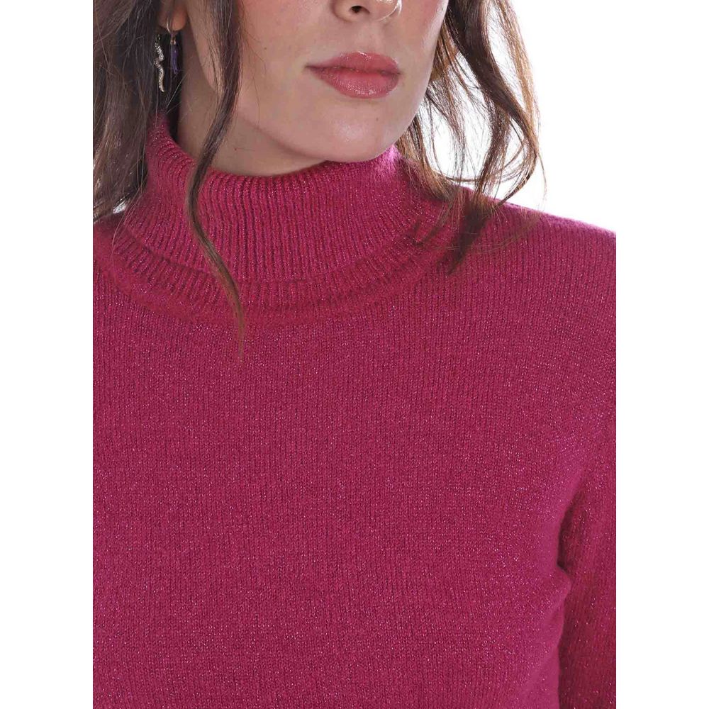 Ναι Zee Fuchsia Viscose πουλόβερ