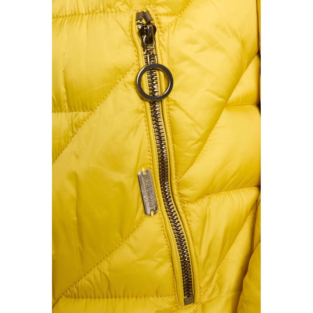 Γυναικείο μπουφάν Baldinini Trend Yellow Polyester
