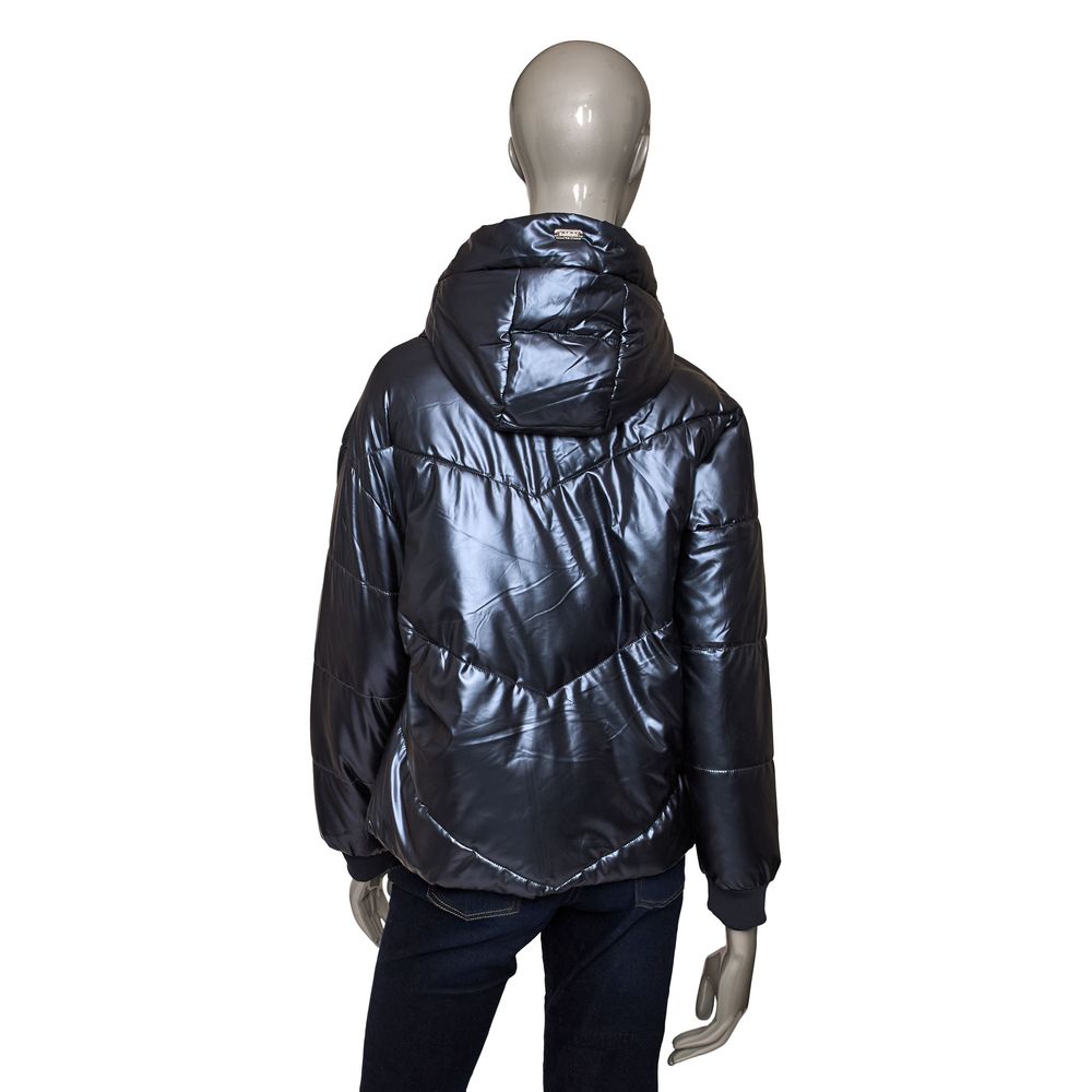 Γυναικείο μπουφάν Baldinini Trend Blue Polyester