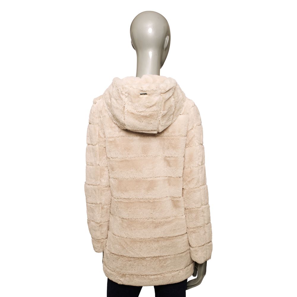 Γυναικείο παλτό Baldinini Trend Beige Polyester