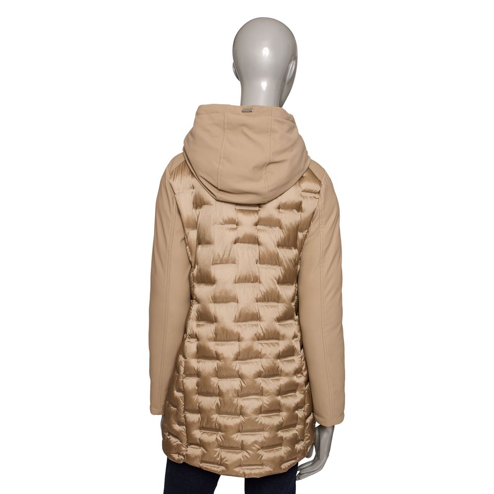 Γυναικείο μπουφάν Baldinini Trend Beige Polyester