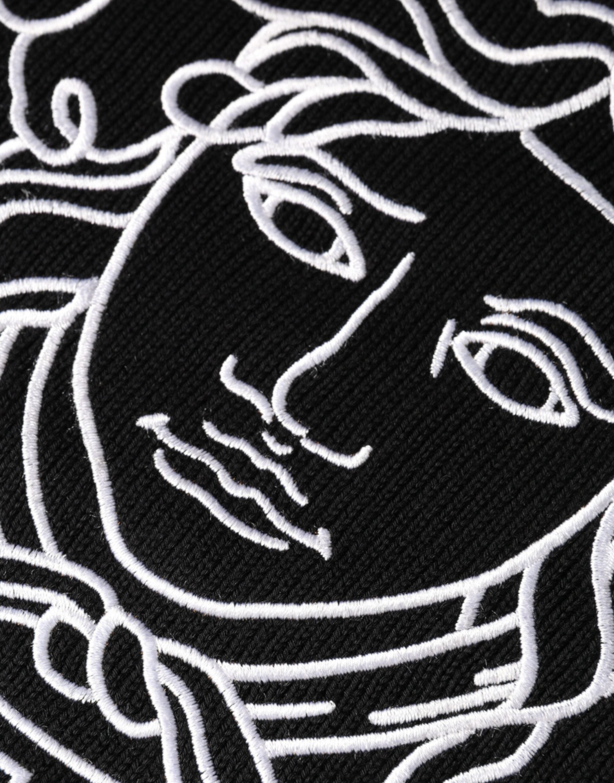 Πουλόβερ πουλόβερ με λαιμόκοψη Versace Black Medusa Embroidery