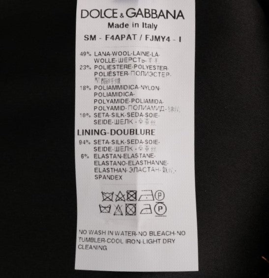 Κομψή φούστα με μολύβι Dolce & Gabbana με χρυσό κρόσι