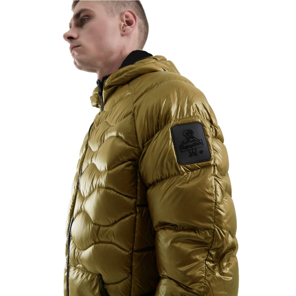 Refrigiwear Yellow Nylon Men Jacket