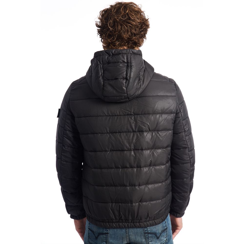 Ανδρικό μπουφάν Baldinini Trend Black Polyester