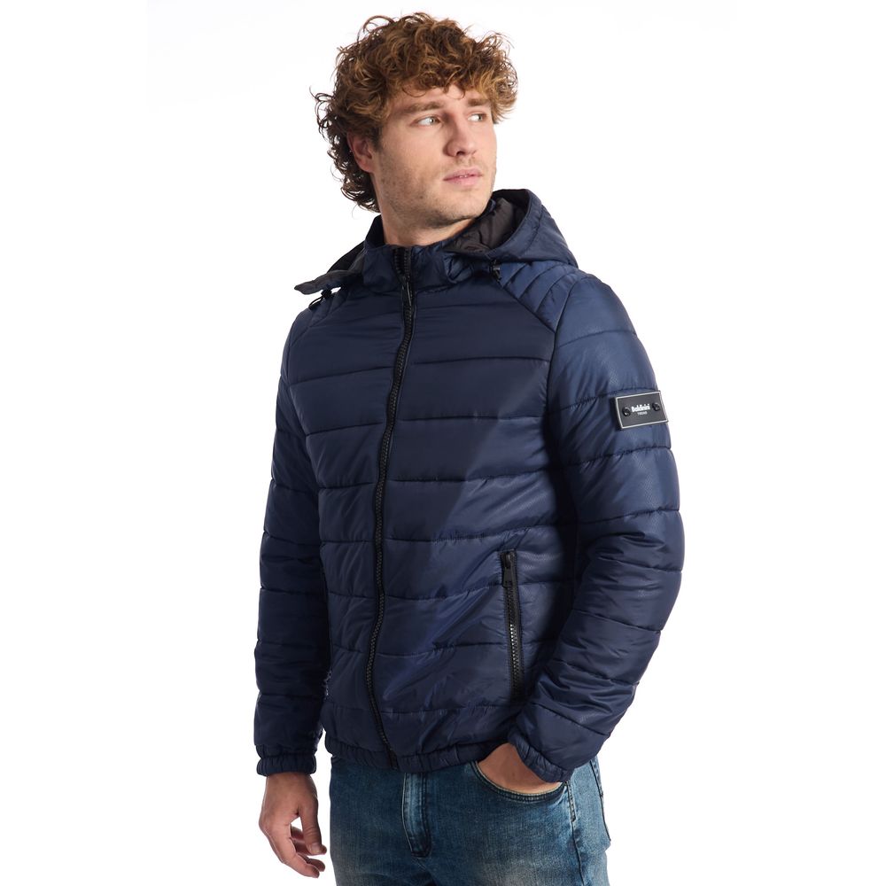 Ανδρικό καπιτονέ μπουφάν Baldinini Trend Blue Polyester