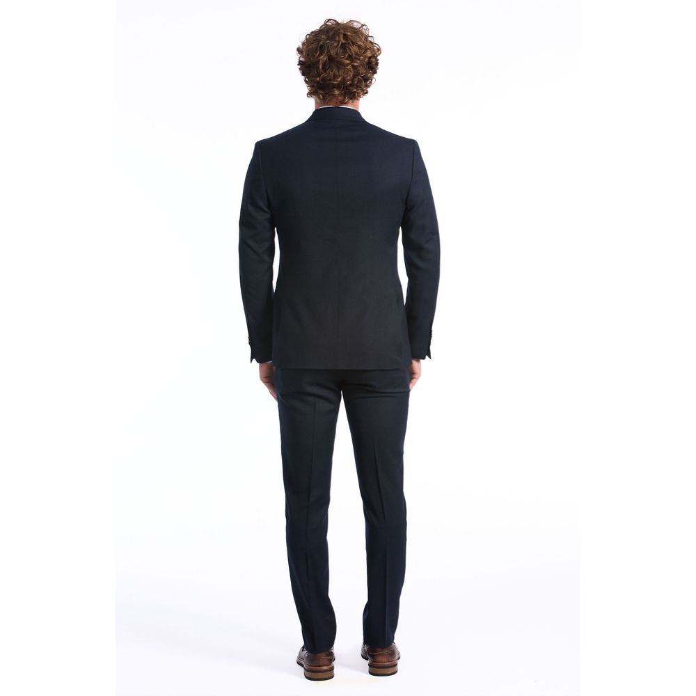 Ανδρικό κοστούμι Baldinini Trend Blue Wool