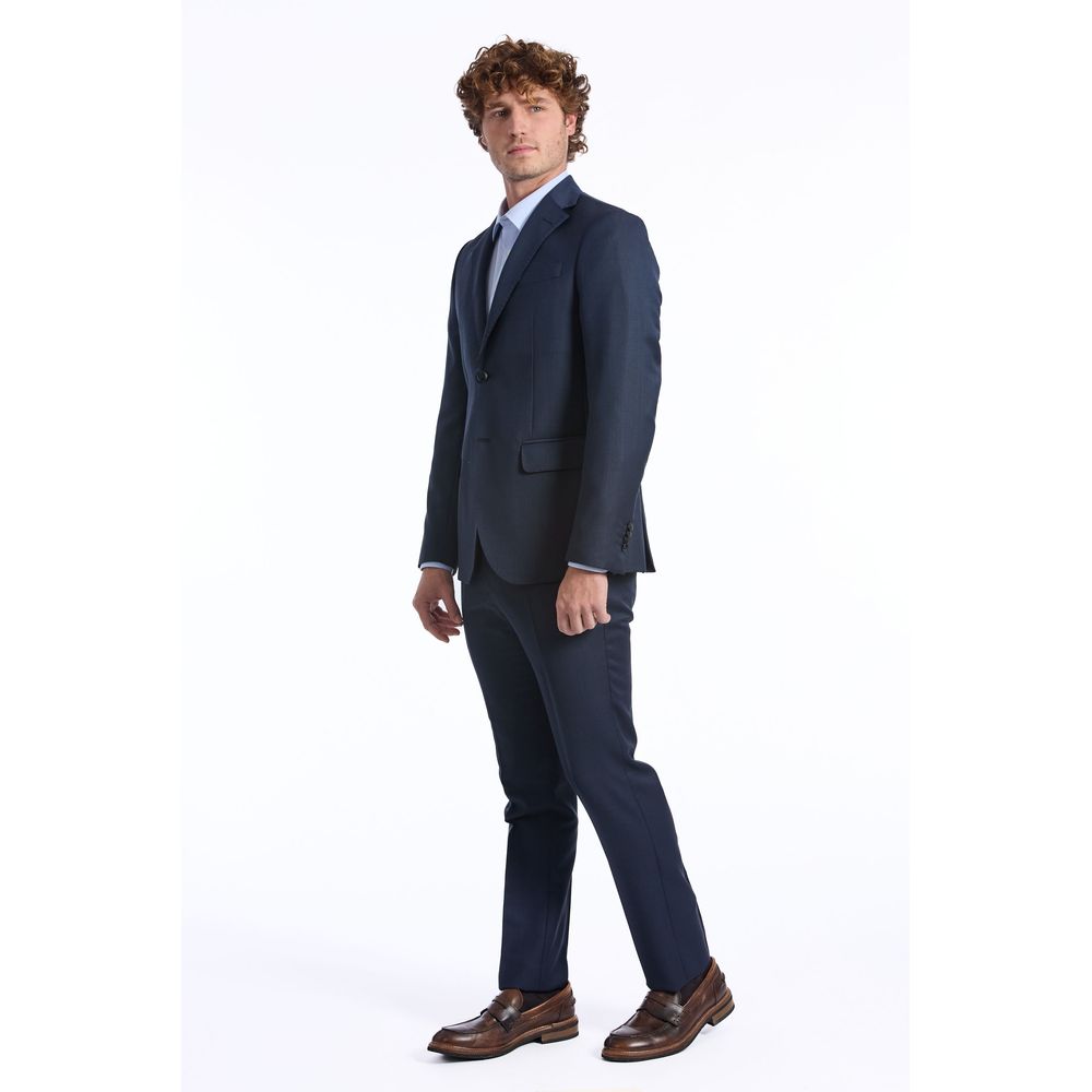 Ανδρικό κοστούμι Baldinini Trend Blue Wool