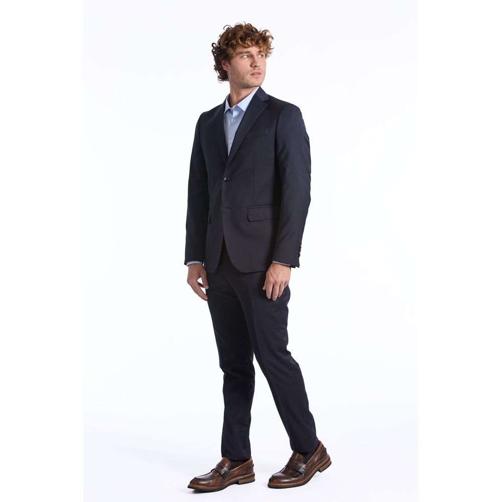 Ανδρικό κοστούμι Baldinini Trend Blue Wool