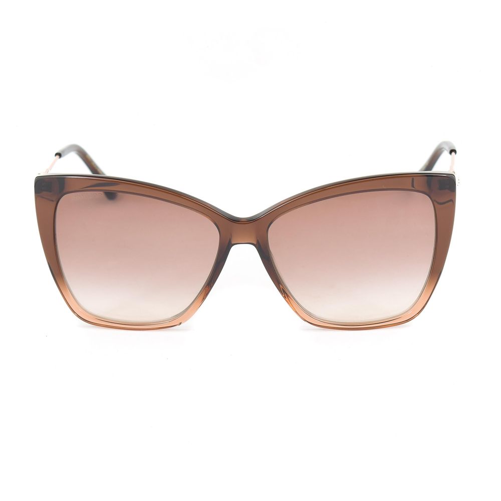 Μεταλλικά γυαλιά ηλίου Jimmy Choo Brown