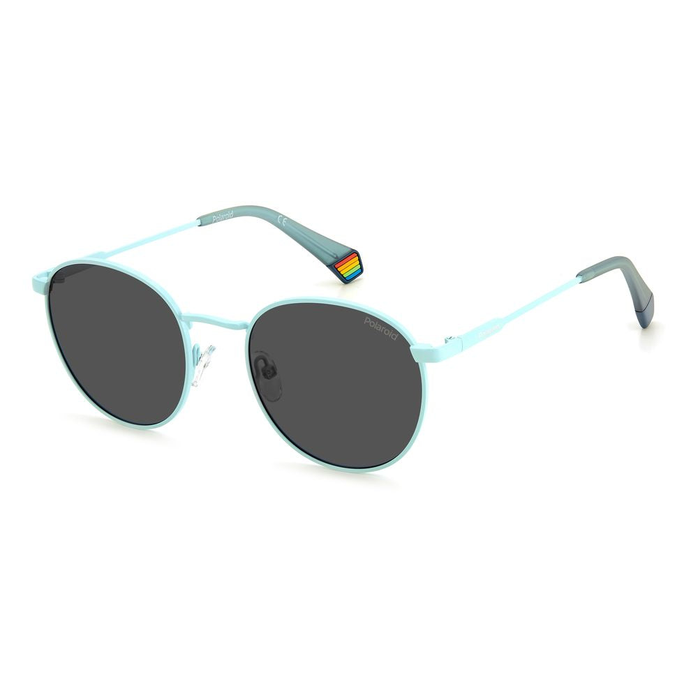 Polaroid Blue Stainless Steel Stainless Steel Sunglasses