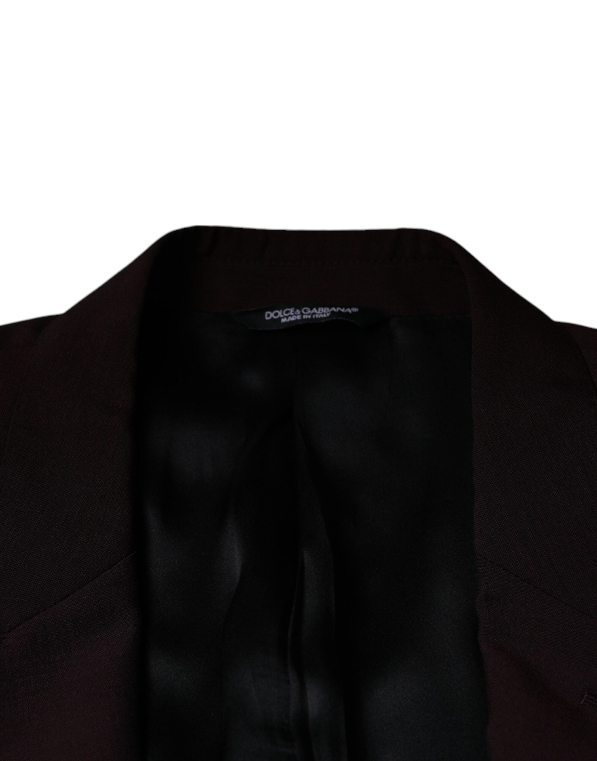 Μπλέιζερ με μονόστομο μάλλινο Bordeaux Dolce & Gabbana