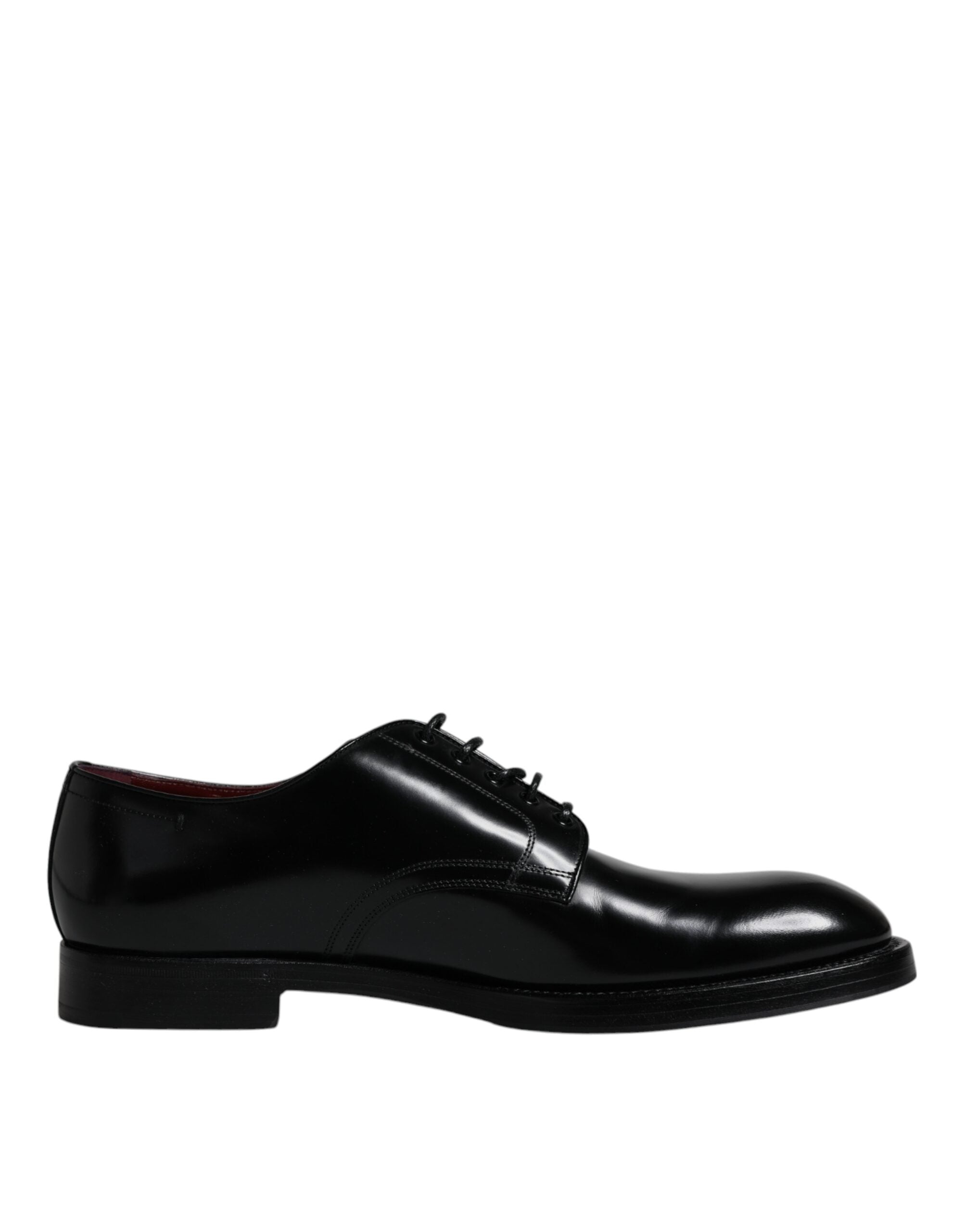Dolce & Gabbana Μαύρα Δερμάτινα Lace Up Ανδρικά Επίσημα Παπούτσια Derby