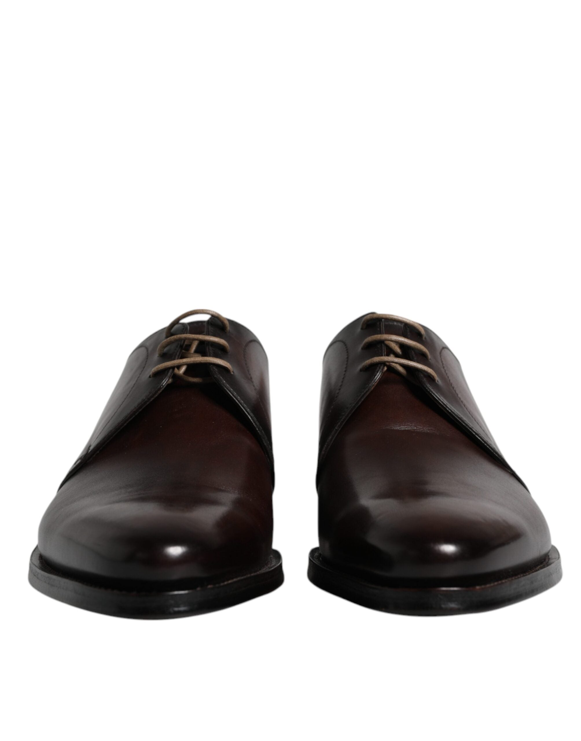 Dolce & Gabbana Μαύρα Δερμάτινα Lace Up Ανδρικά Επίσημα Παπούτσια Derby