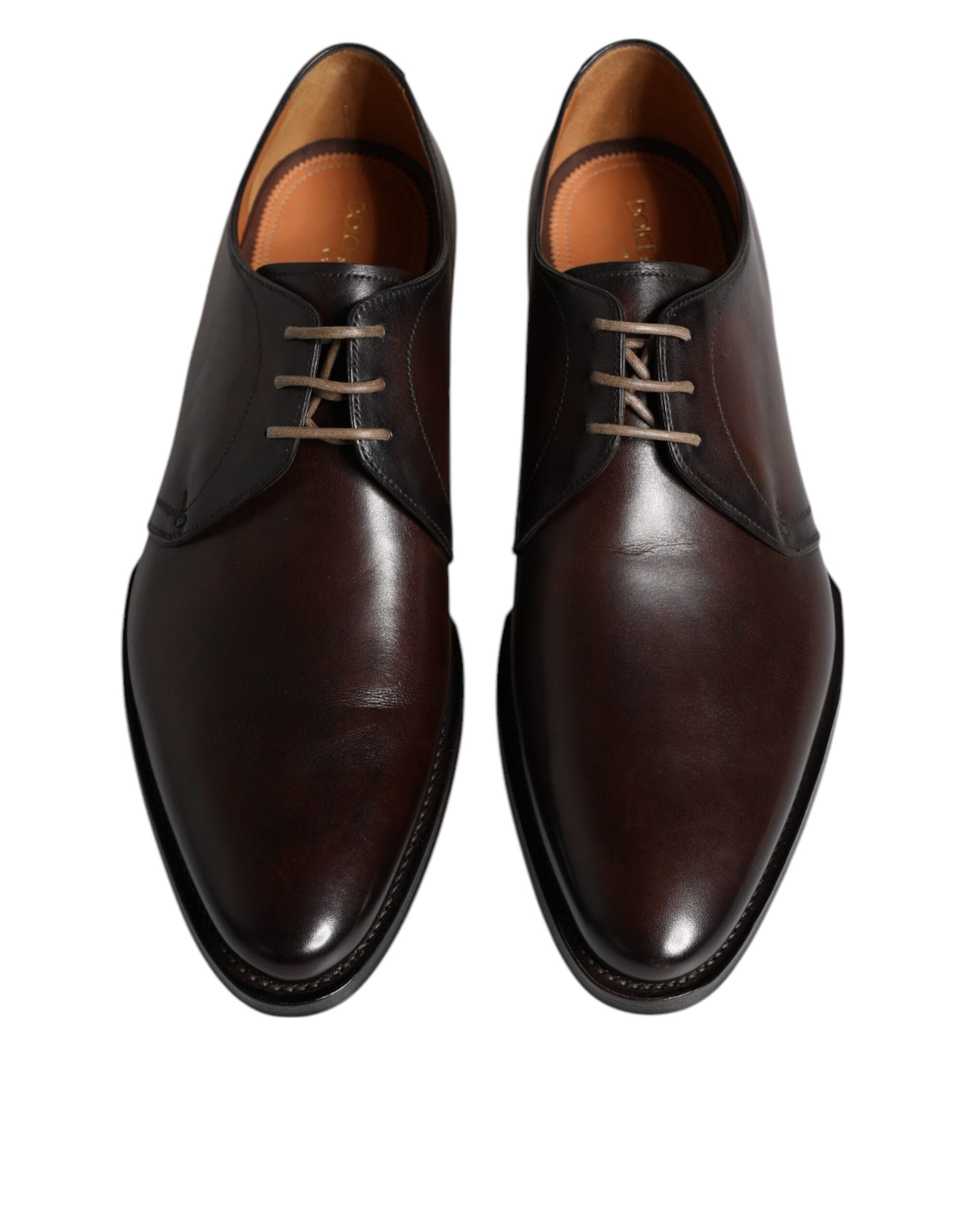 Dolce & Gabbana Μαύρα Δερμάτινα Lace Up Ανδρικά Επίσημα Παπούτσια Derby