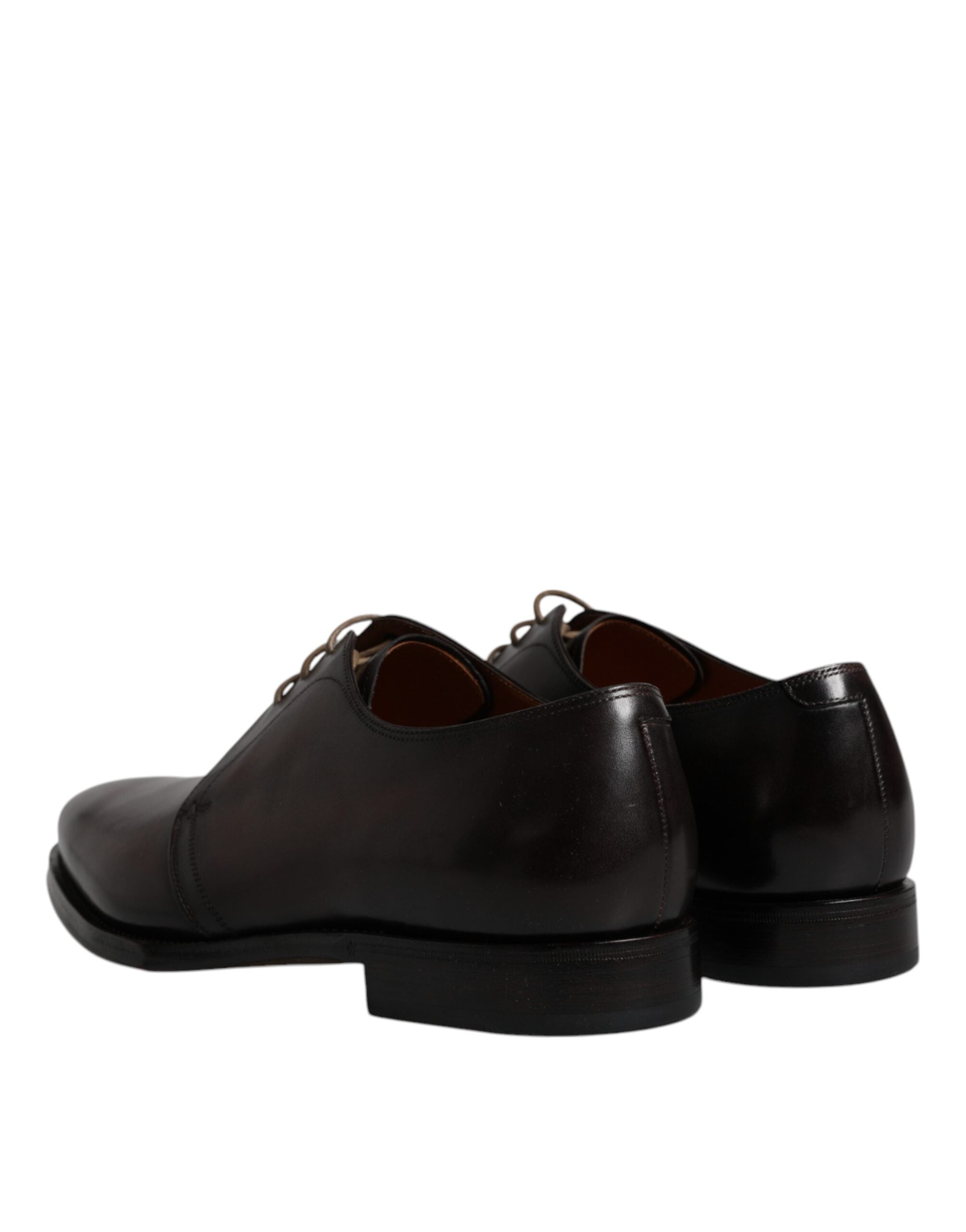 Dolce & Gabbana Μαύρα Δερμάτινα Lace Up Ανδρικά Επίσημα Παπούτσια Derby