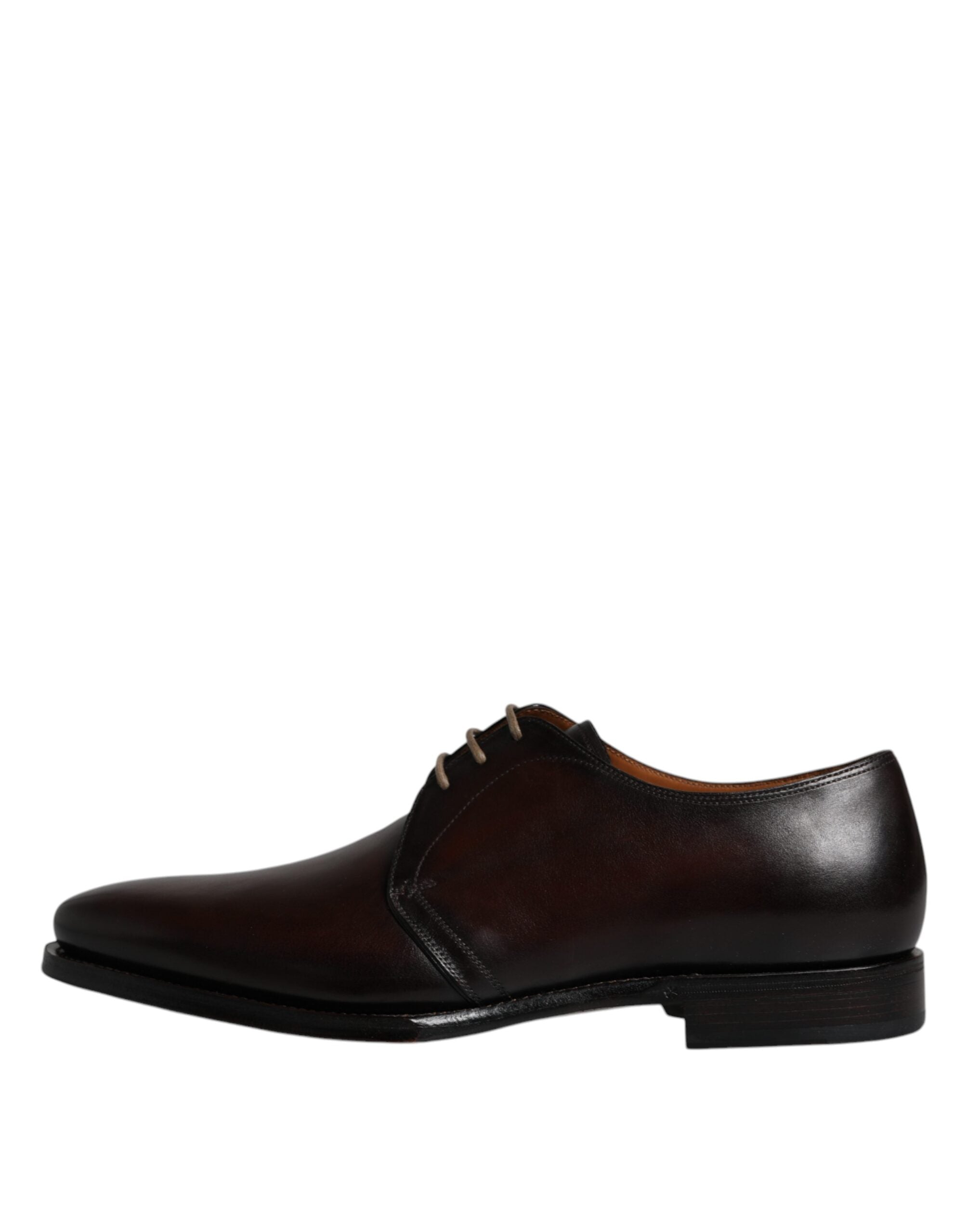 Dolce & Gabbana Μαύρα Δερμάτινα Lace Up Ανδρικά Επίσημα Παπούτσια Derby