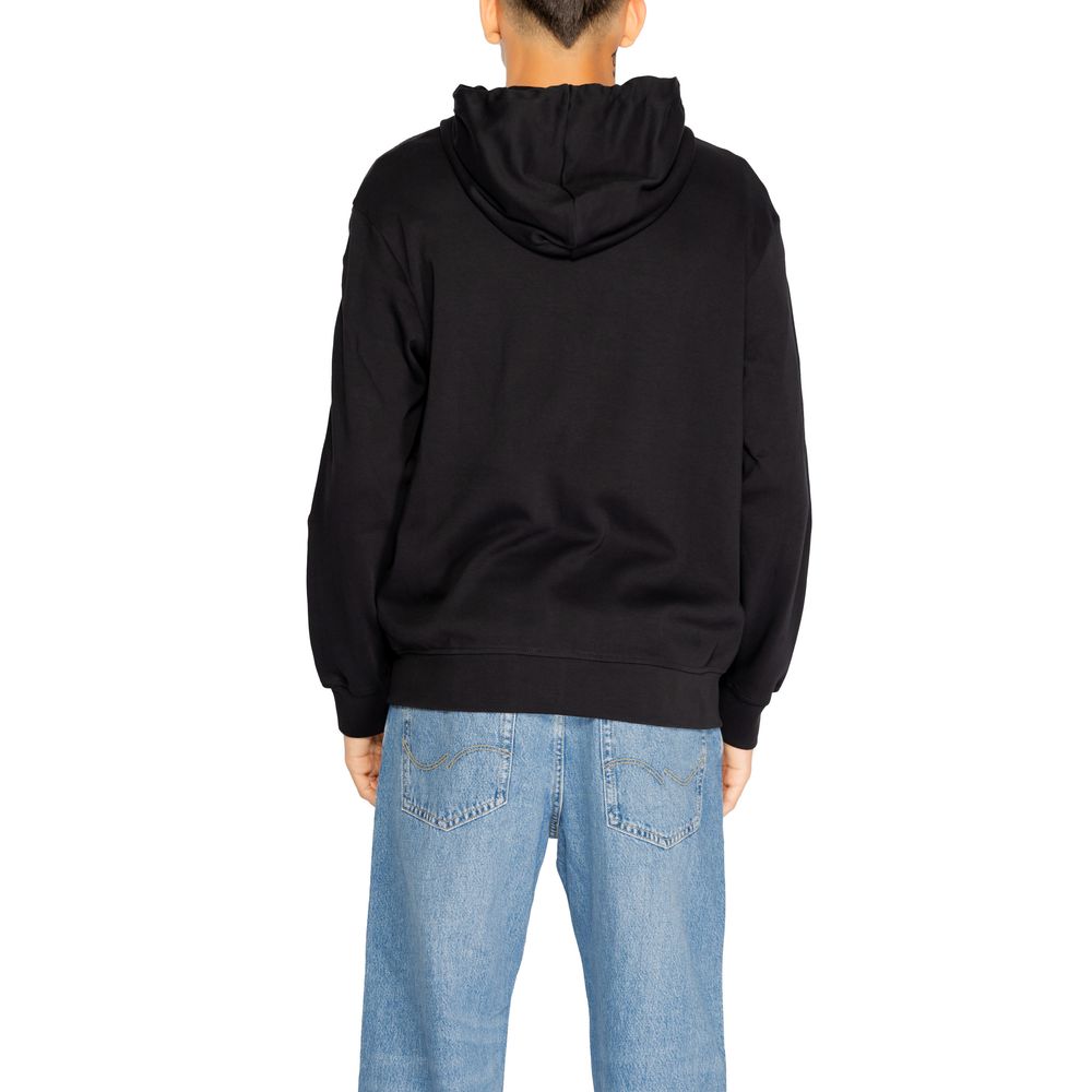 Μαύρο βαμβακερό πουλόβερ Armani Exchange