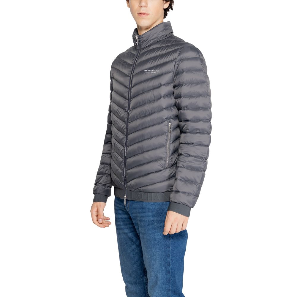 Μπουφάν Armani Exchange Grey Polyester