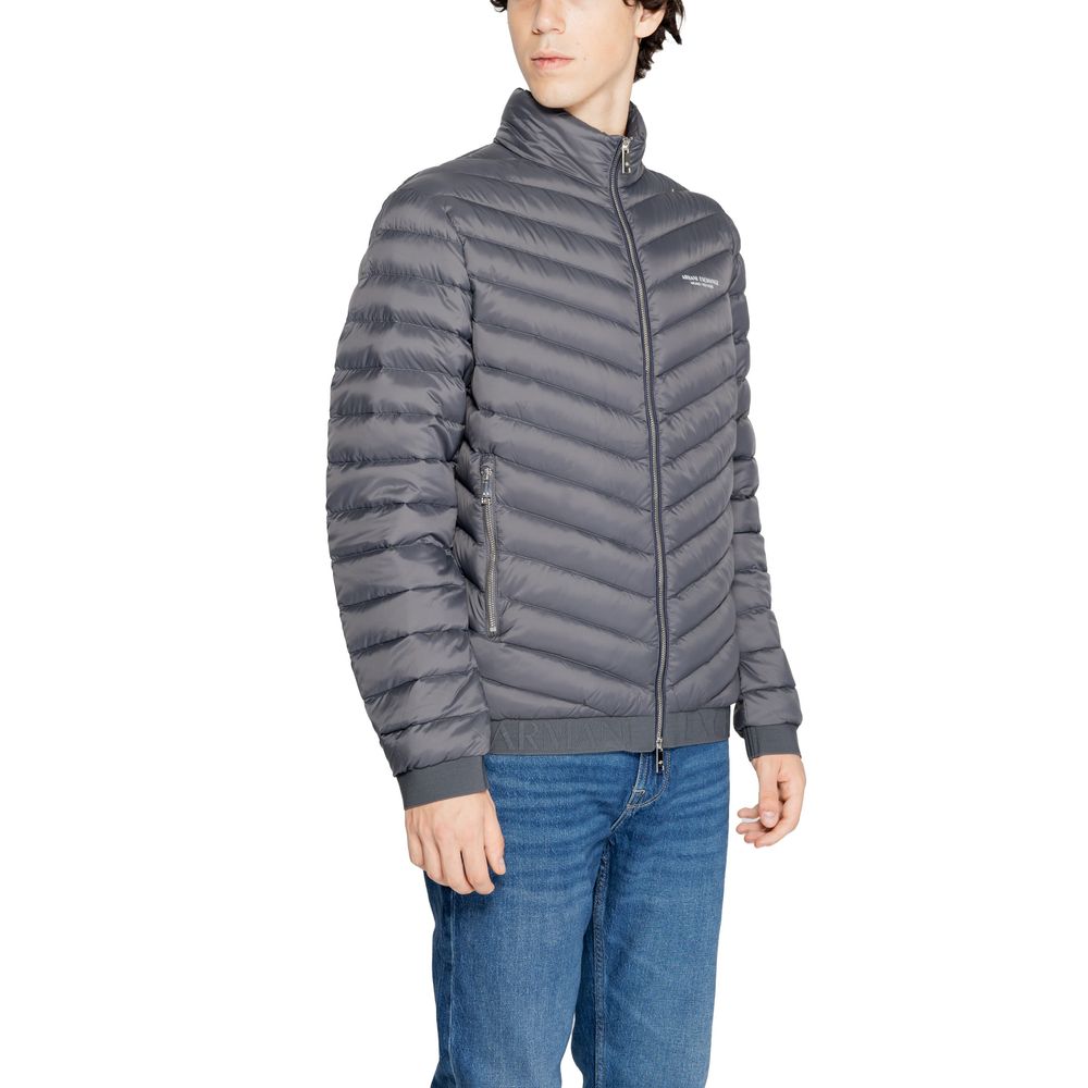 Μπουφάν Armani Exchange Grey Polyester