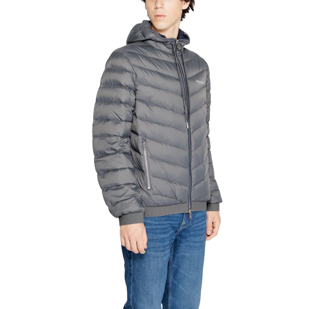 Μπουφάν Armani Exchange Grey Polyester