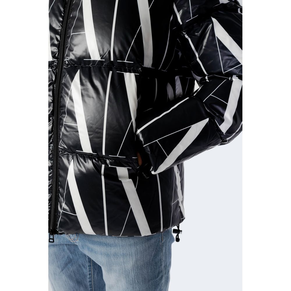 Μπουφάν Armani Exchange μαύρο πολυεστέρα