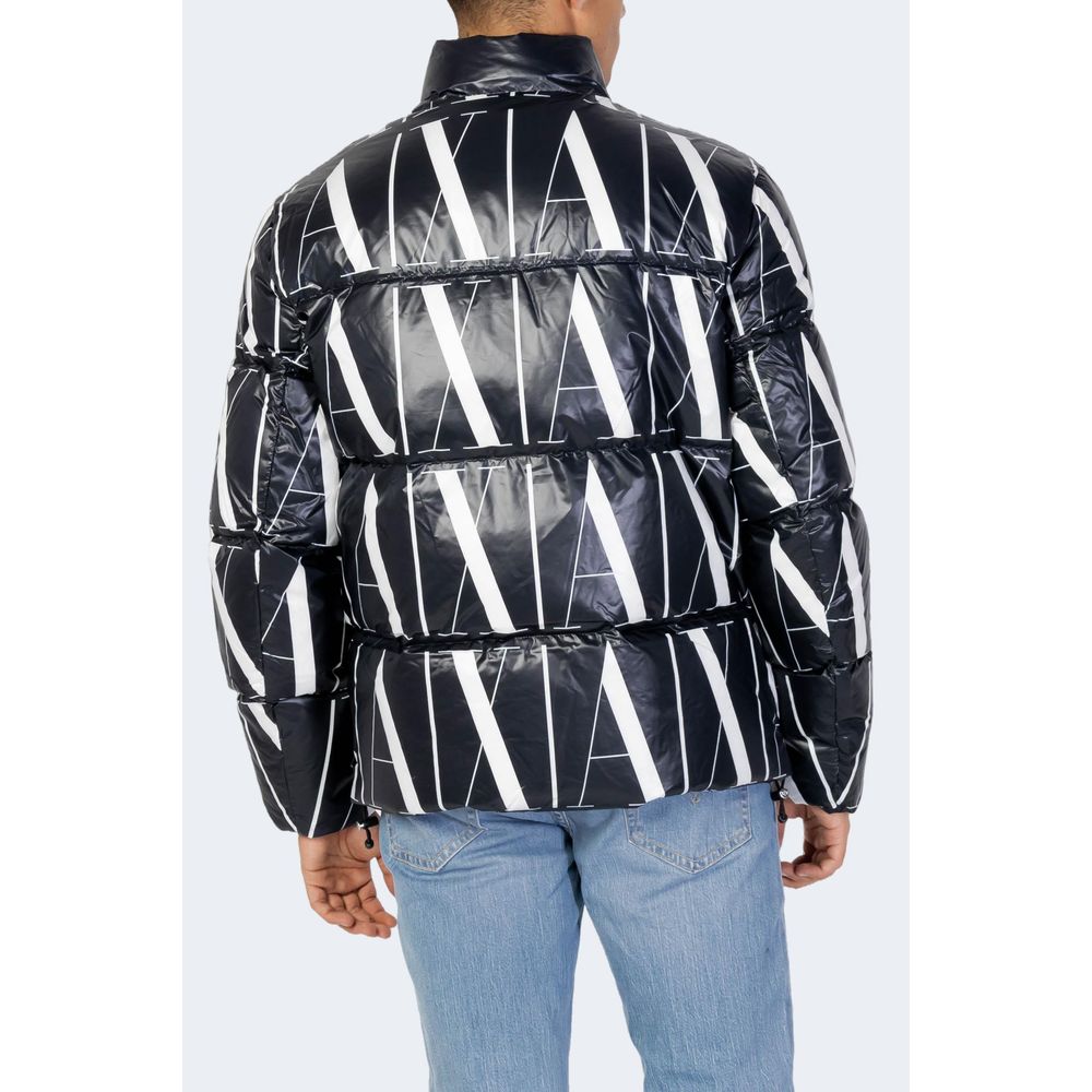Μπουφάν Armani Exchange μαύρο πολυεστέρα