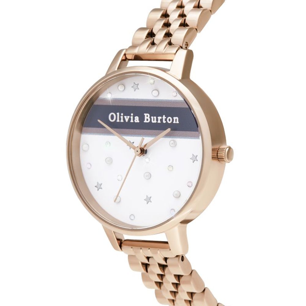 Πολύχρωμο ρολόι από χάλυβα Olivia Burton