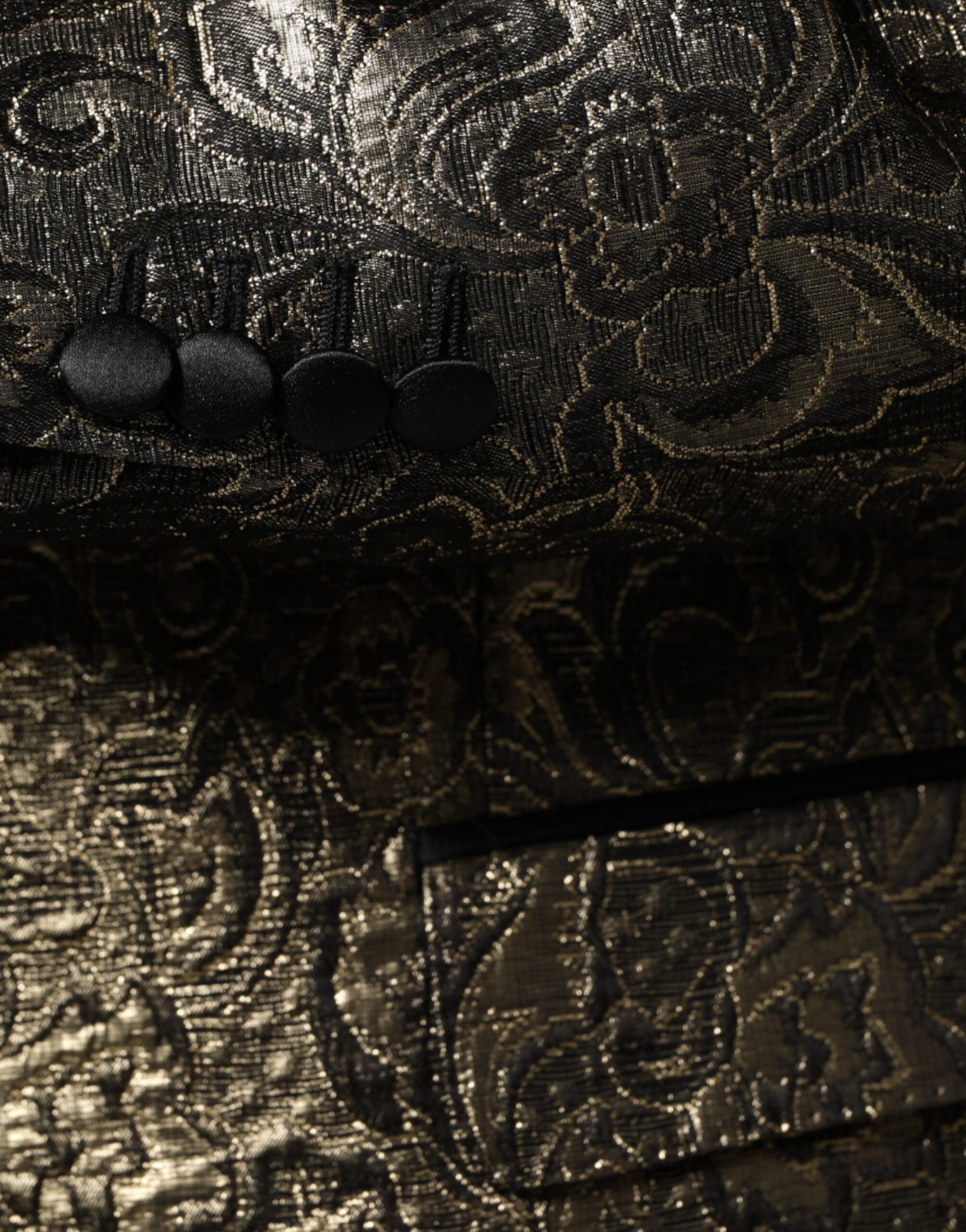 Μπλέιζερ με μονό στήθος Dolce & Gabbana Gold SICILIA Jacquard