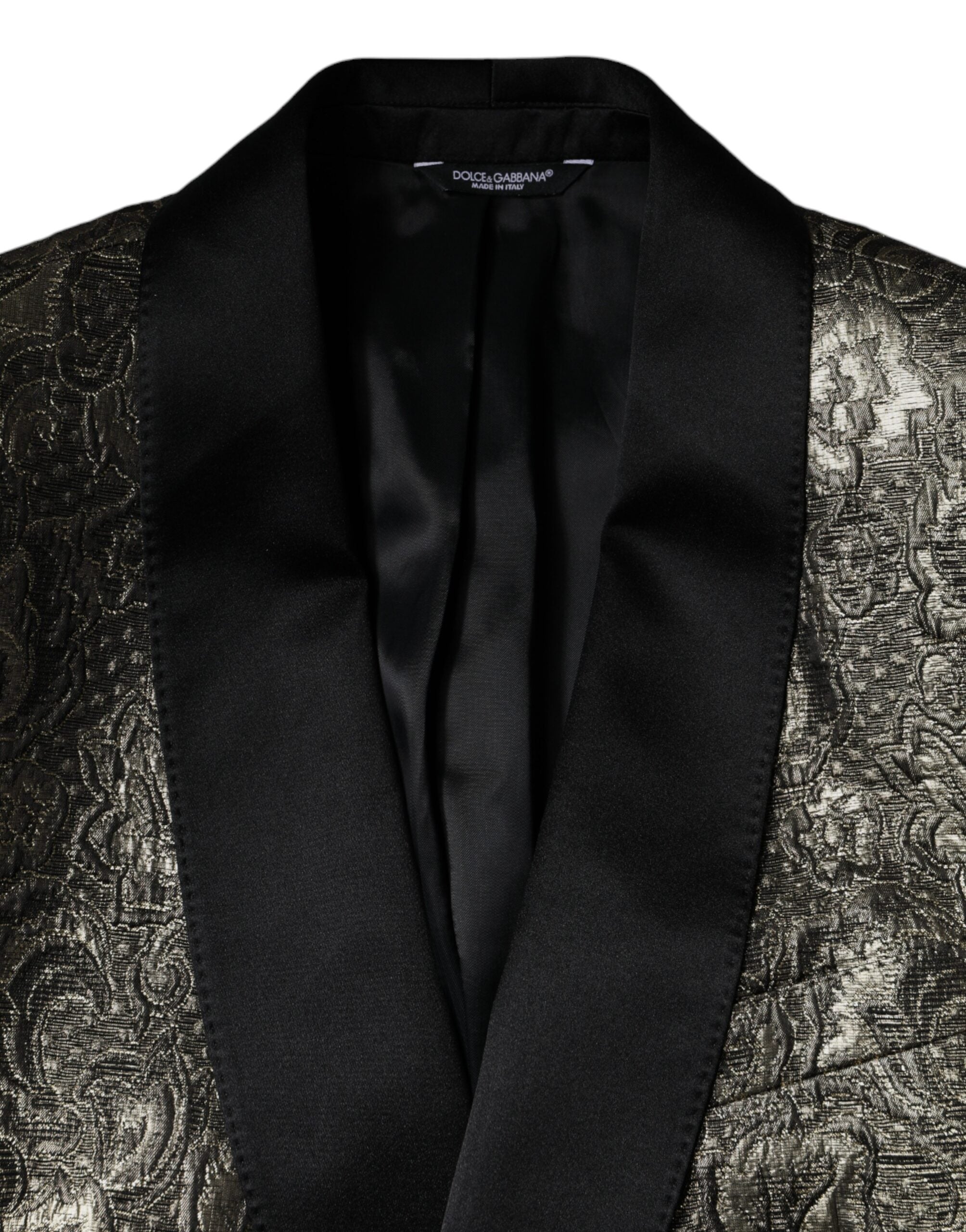 Μπλέιζερ με μονό στήθος Dolce & Gabbana Gold SICILIA Jacquard