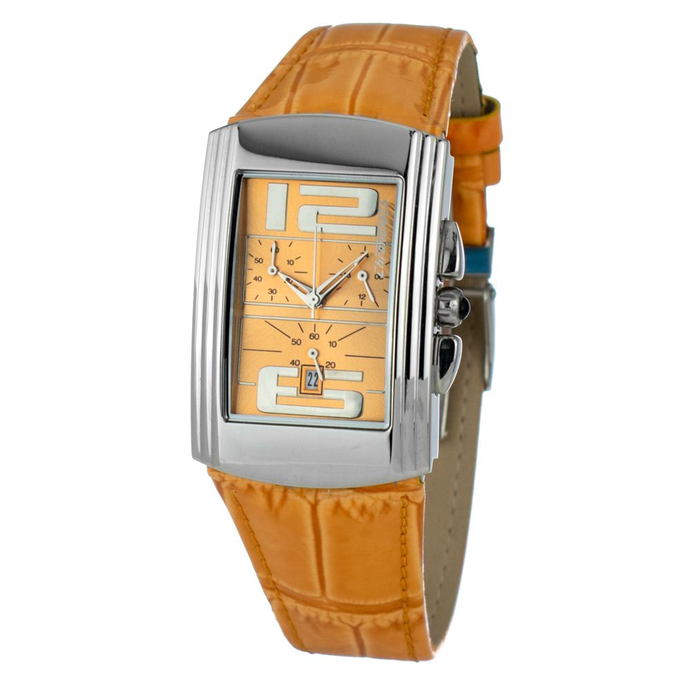 Δερμάτινο ρολόι Chronotech Orange