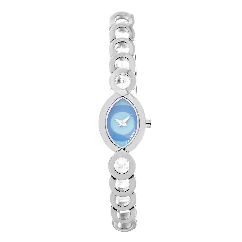 Chronotech Silver Stainless Steel Bracelet Watch