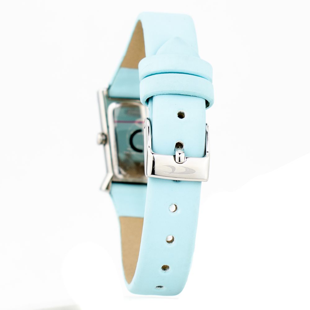 Μπλε δερμάτινο ρολόι Chronotech