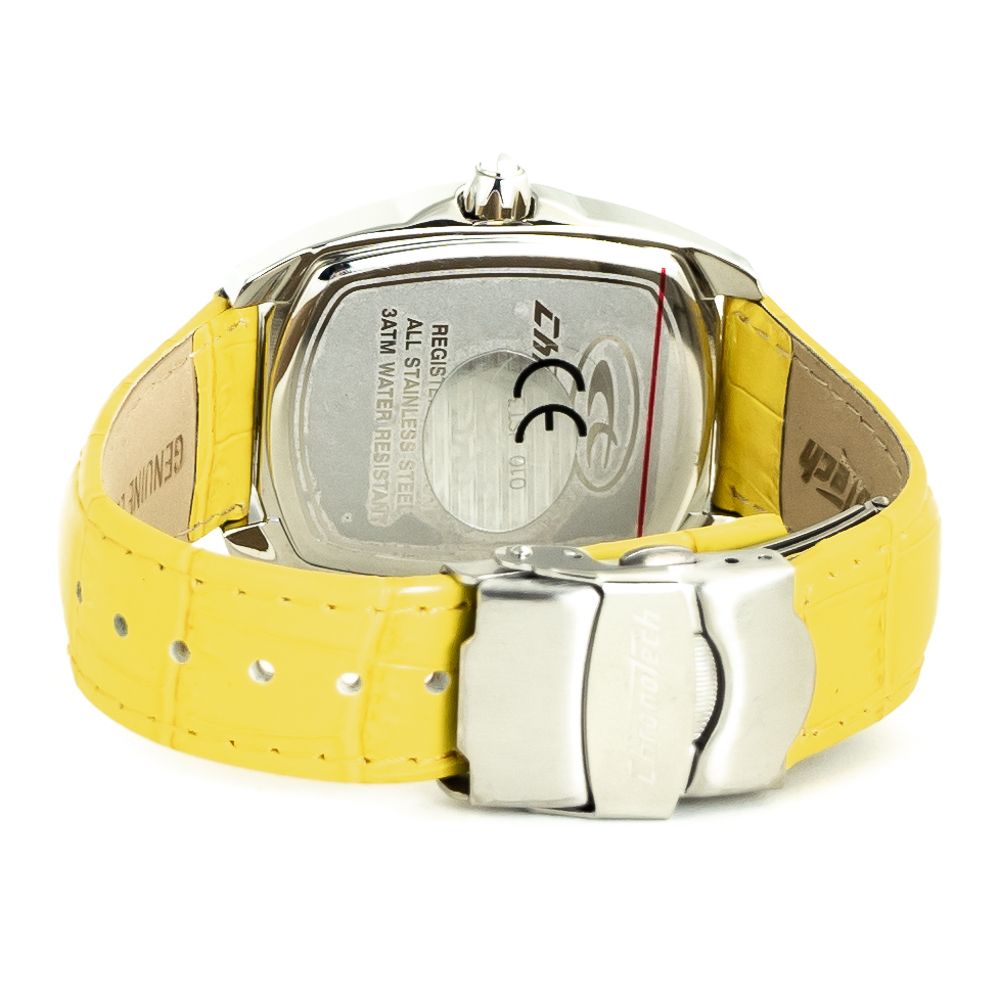 Δερμάτινο ρολόι Chronotech Yellow