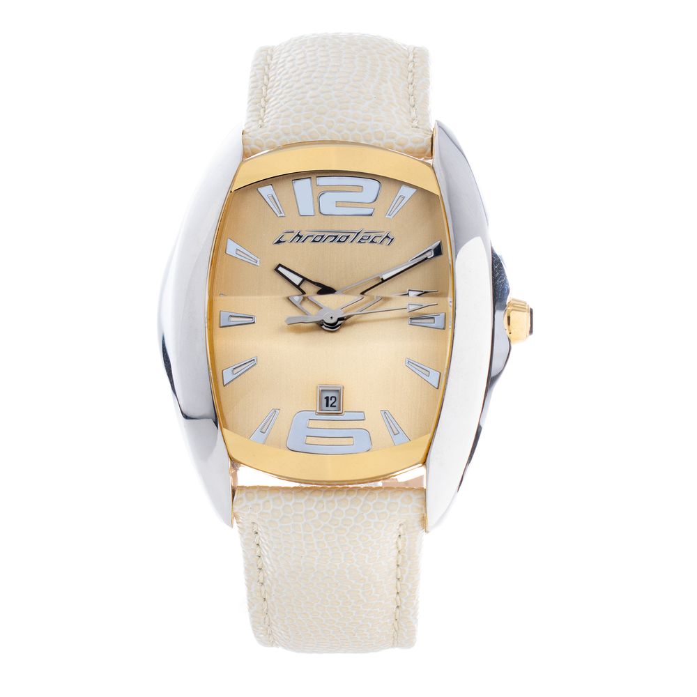 Δερμάτινο ρολόι Chronotech Beige