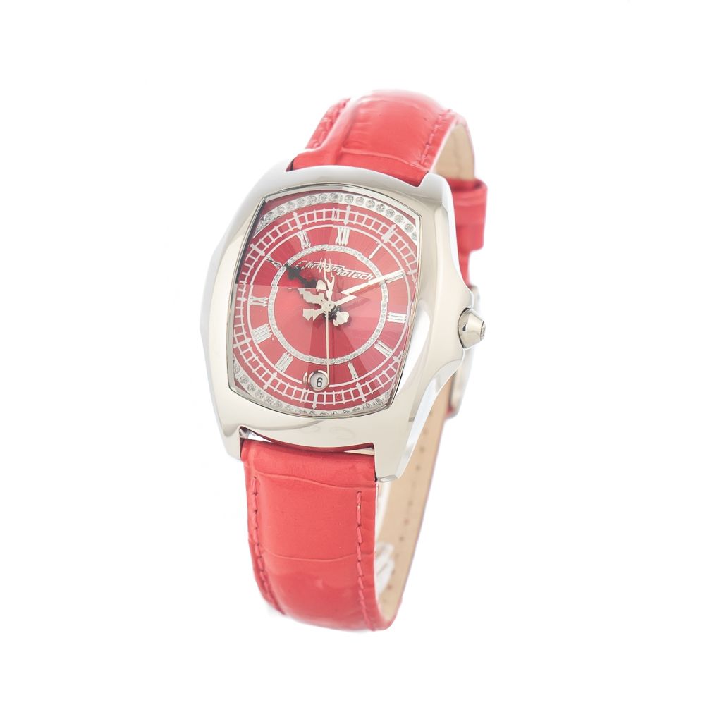 Δερμάτινο ρολόι Chronotech Red