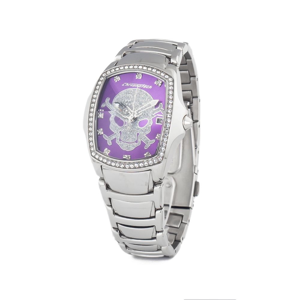 Ασημένιο ρολόι από ατσάλι Chronotech