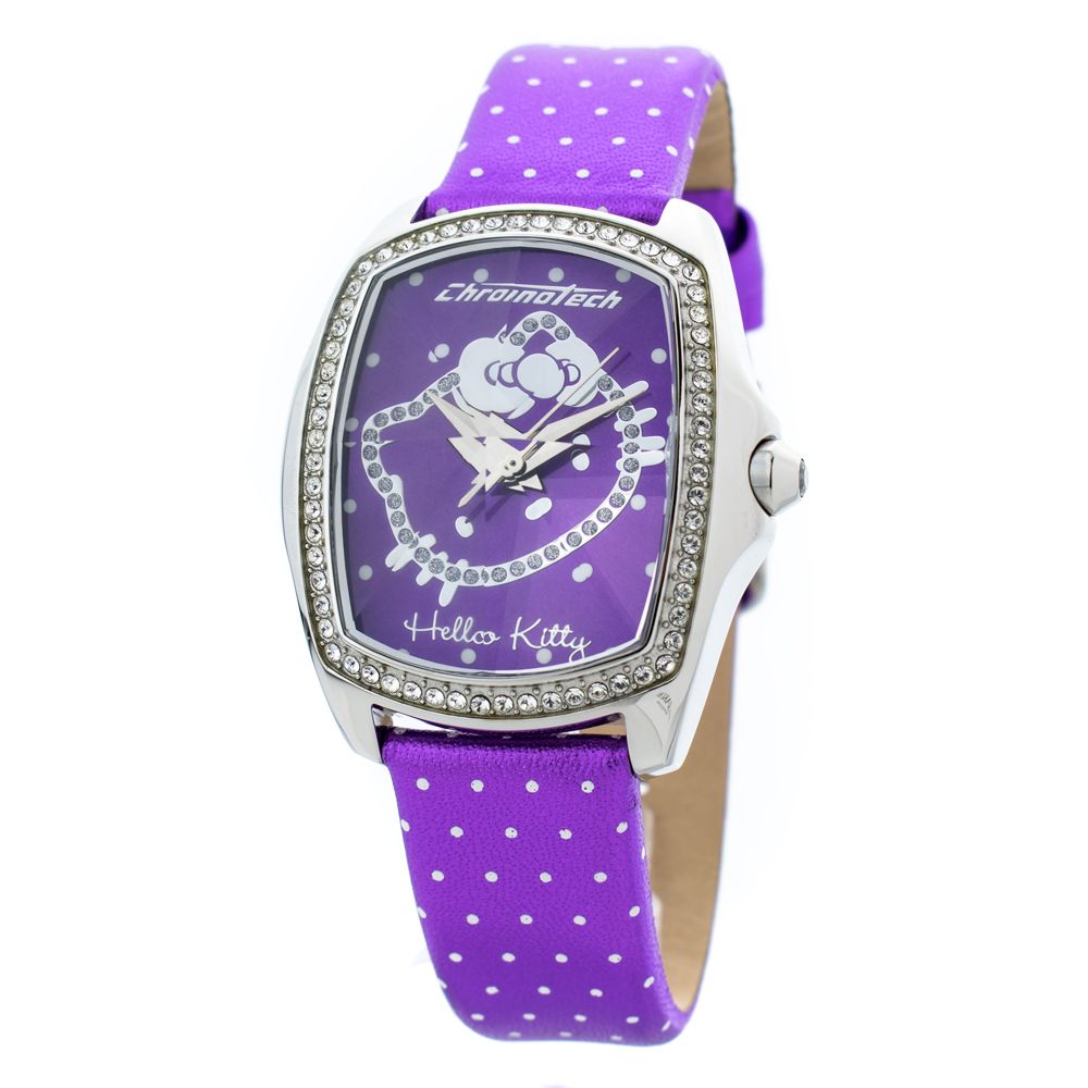 Δερμάτινο ρολόι Chronotech Purple