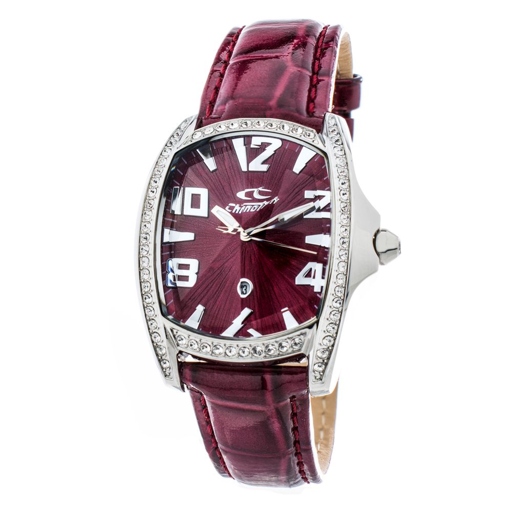 Δερμάτινο ρολόι Chronotech Red