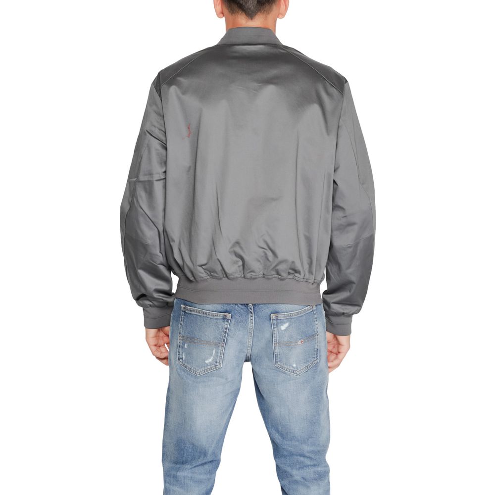 Μπουφάν Calvin Klein Grey από οργανικό βαμβάκι