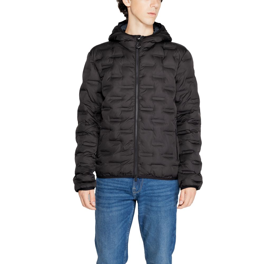 Replay Black Polyester Jackets & Coat