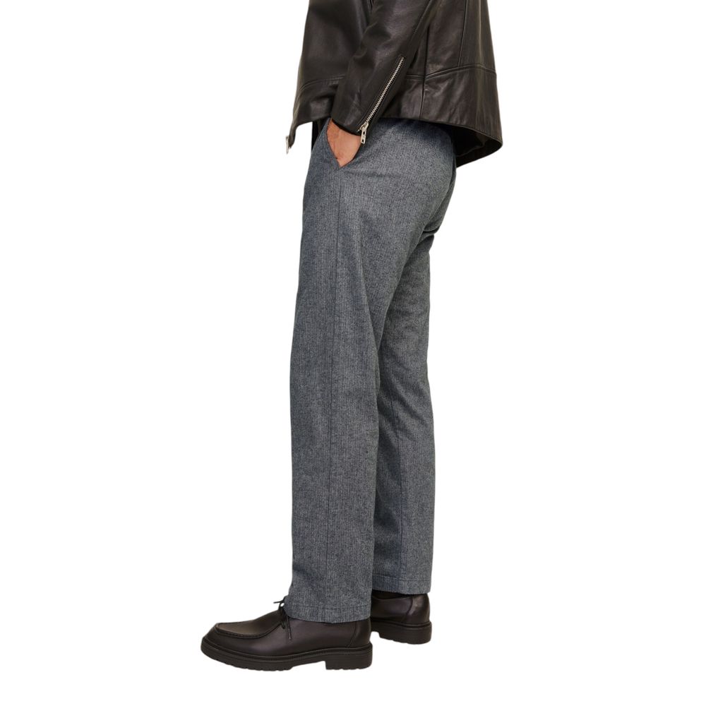 Jack Jones Grey Cotton Jeans & Pant
