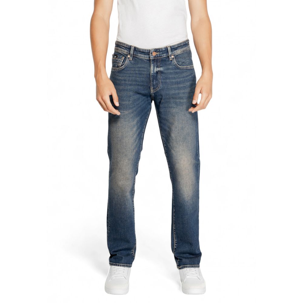Τζιν και παντελόνι Gas Blue Cotton