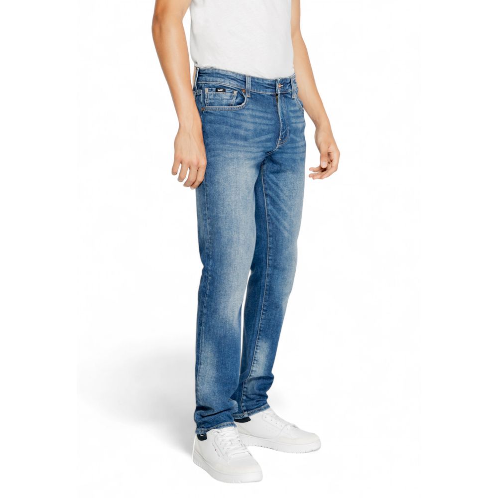 Τζιν και παντελόνι Gas Blue Cotton